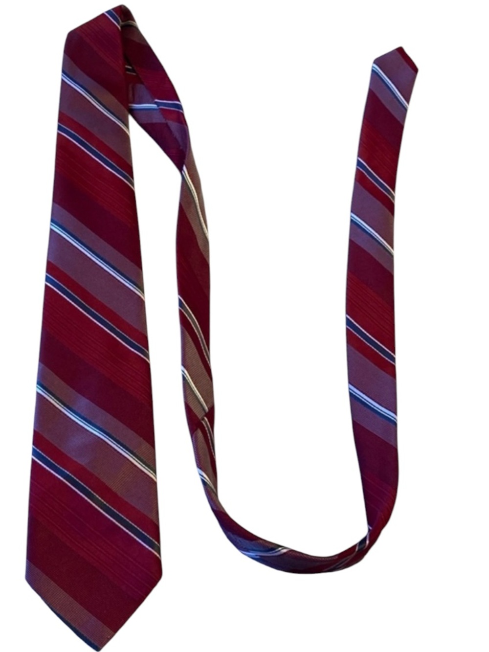 Men’s tie unbranded red black in good condition